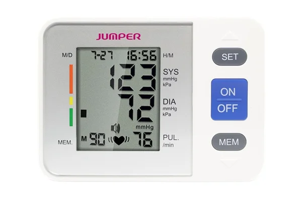 portable professional smart upper arm with heart rate blood pressure monitor digital JPD-900A