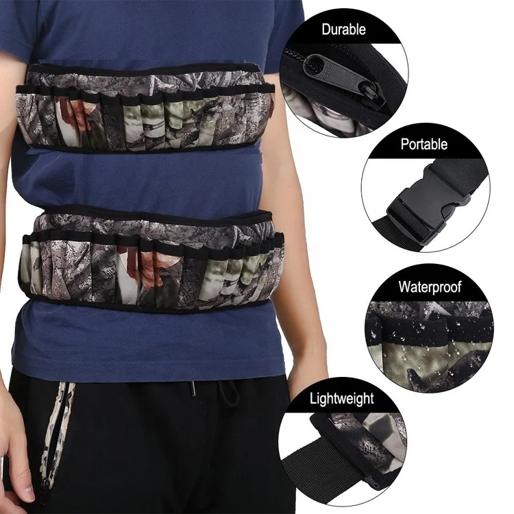 Super September quick shipping 27 Rounds Camouflage Waterproof Neoprene Bullet Bag for hunting