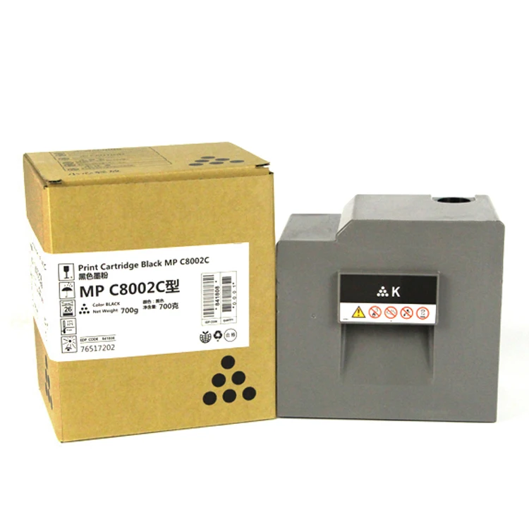 Comstar Japan High Quality Color Copier Toner Supplier MP C8002/C6502 MP C8003/C6503 IM C6500/C8000 Toner Cartridge For Ricoh MPC 6502