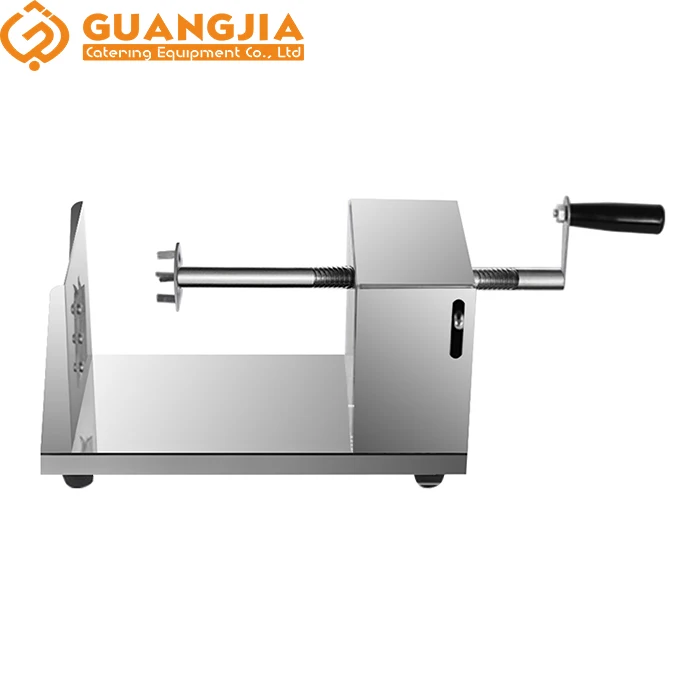 Commercial Manual Spiral Potato Chips Twister New Tornado Machine Motor Home Use Restaurant Food Shop Double Sided Potato Dryer