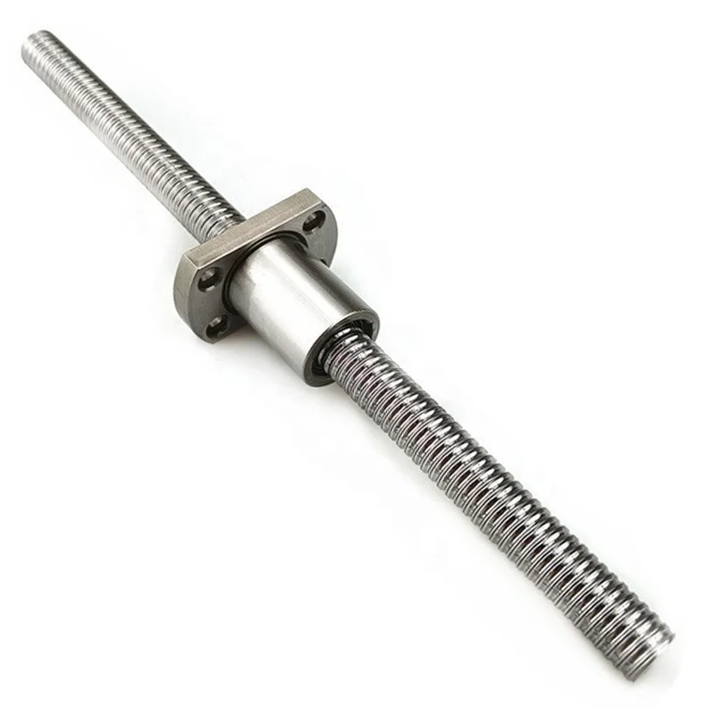 Miniature high helix ball screw lead 1mm direct drive ball screw SFK0801ball point screw ballscrew