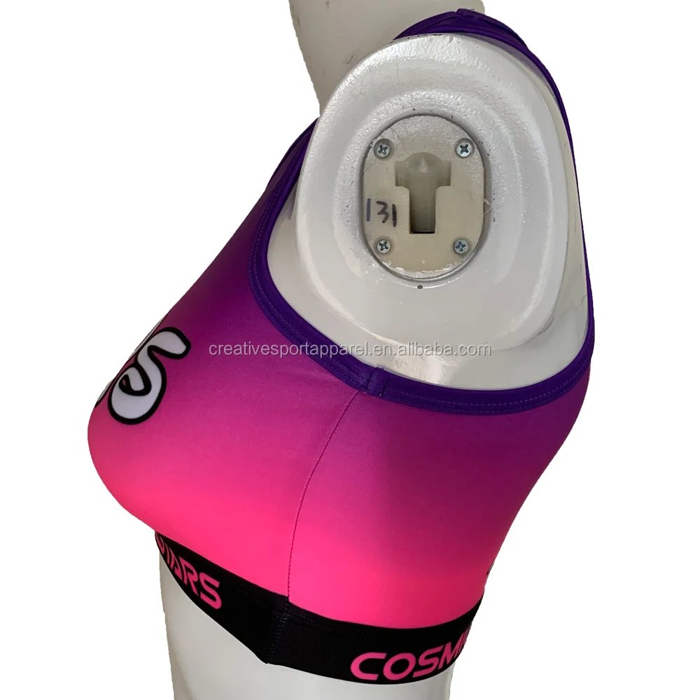 Cheerleader cheerleading cheer practice wear sports bra