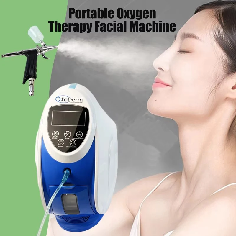AU-S003 O2toderm Oxygen Therapy Facial Machine Portable Anti-aging Skin Rejuvenation Equipment