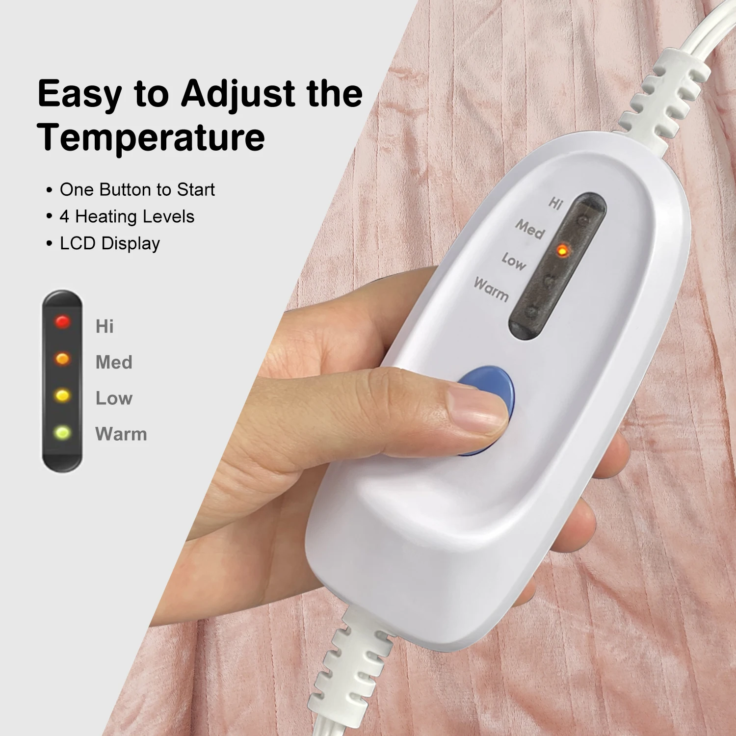 Wholesale Electric Blanket 120V Switch Heated Body Warp Warmer Electric Heated Blanket