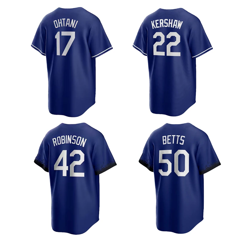 High Quality Factory Wholesale Stitched American Baseball Jersey 17 Shohei Ohtani 50 Mookie Betts Jersey Sports Jersey
