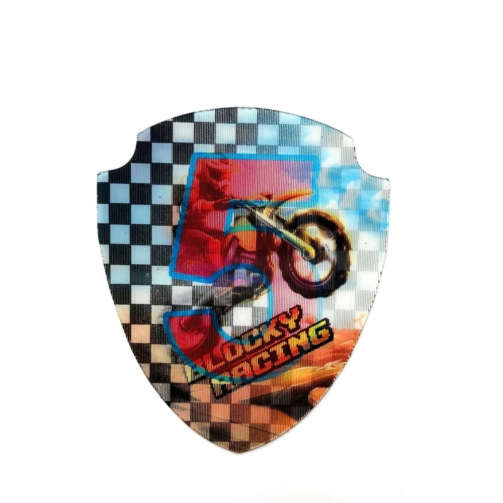 Soft material TPU lenticular fabric label 3D lenticular patches custom for hats