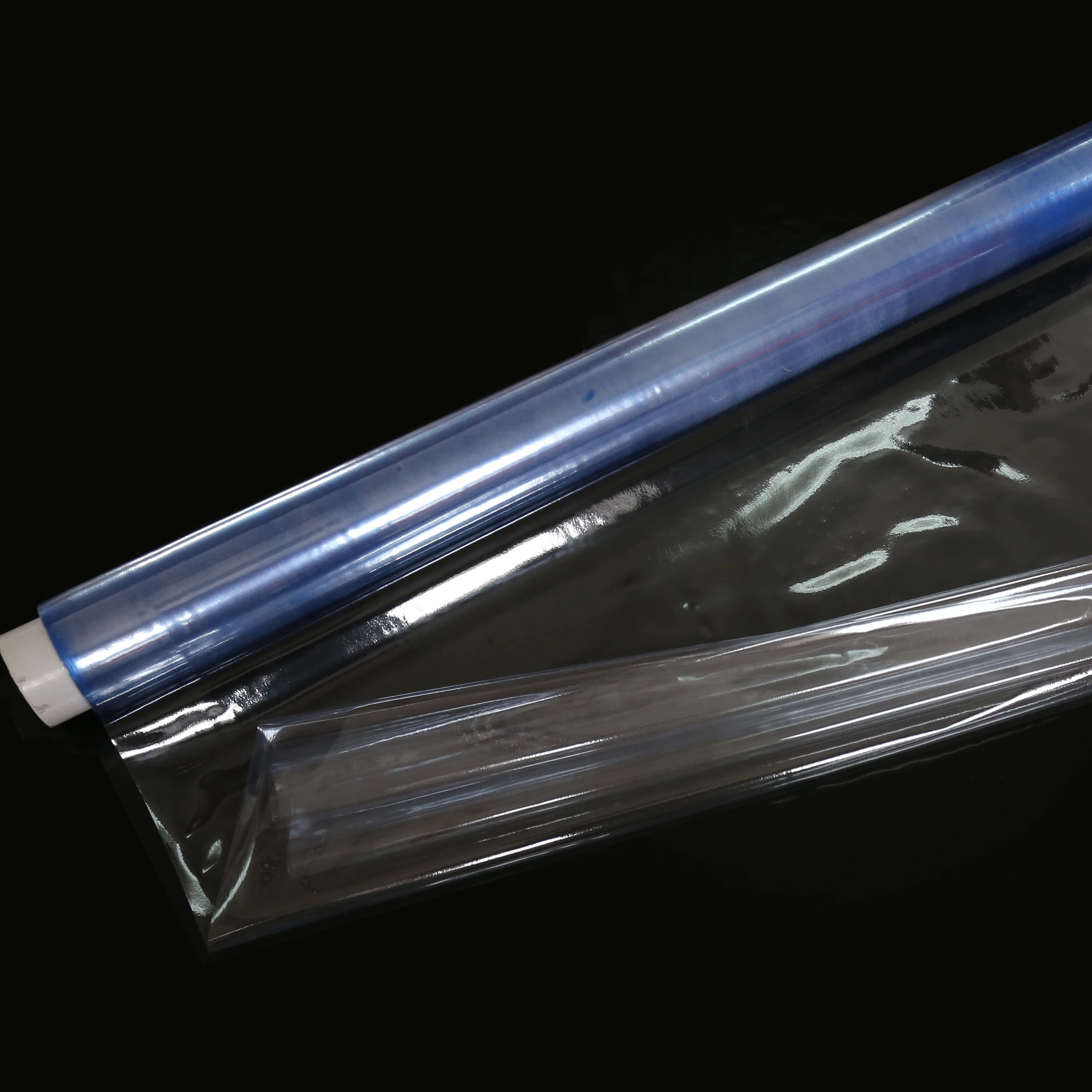 popular EN71 Plastic Flexible Clear PVC Film sheet  for Packaging   0.19mm