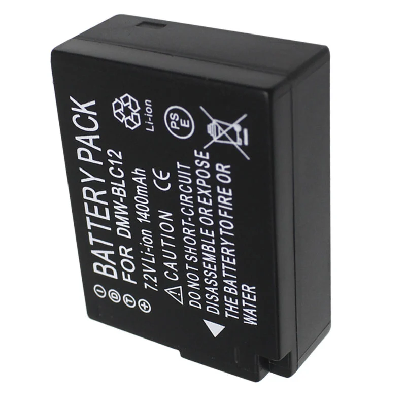 7,2 V батарея DMW-BLC12 BLC12E для цифрового фотоаппарата Panasonic Lumix DMC-GH2 G5 G7 GX8 Q V-Lux 4