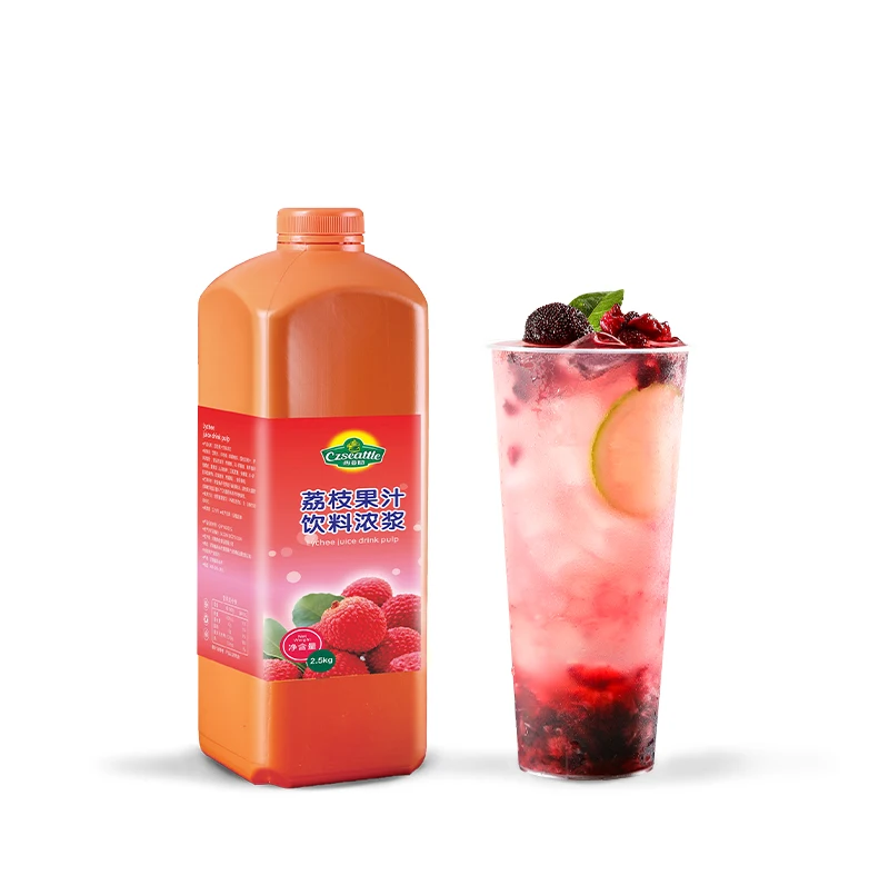 Czseattle Lychee фруктовый сок сироп Концентрированный Фруктовый Сок ароматизированный напиток и для магазина молочного чая