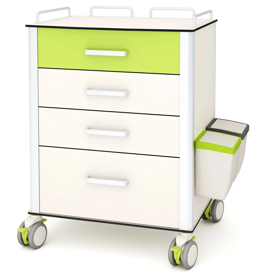 
Hospital Treatment Medical Trolley Pharmacy Cart Cabinets Manufacturer 