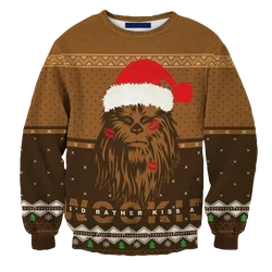 2022 wholesale Custom Jacquard Couple Ugly Christmas Sweater Family Green Sweater Woman Christmas Jumper TWS1002