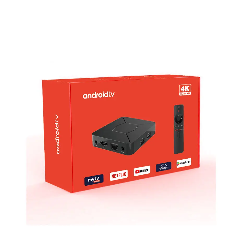 Q5 ATV Android TV 10 OS voice control tv box dual band wifi BT5.1 watch HBO for free of charge Netflix TV 4K