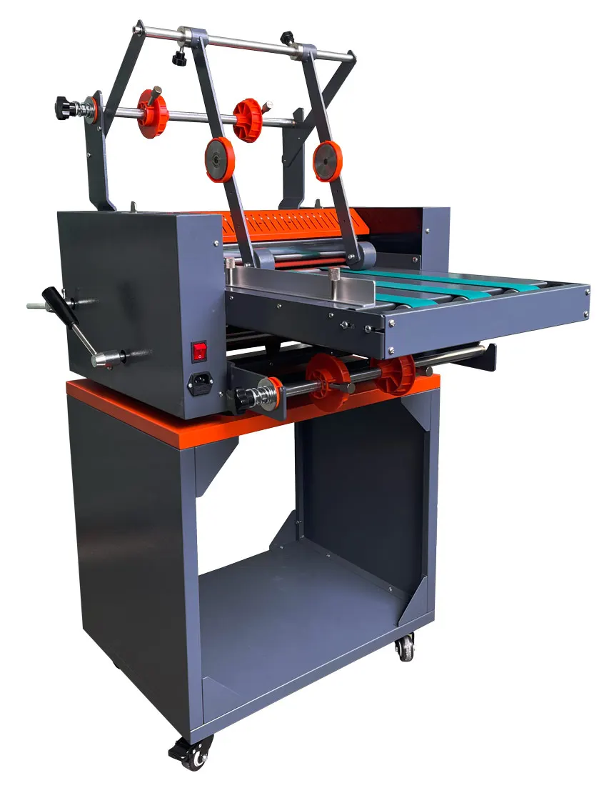 Easy operate tear off 390  digital laminator cold hot  A4 a3 laminating machine