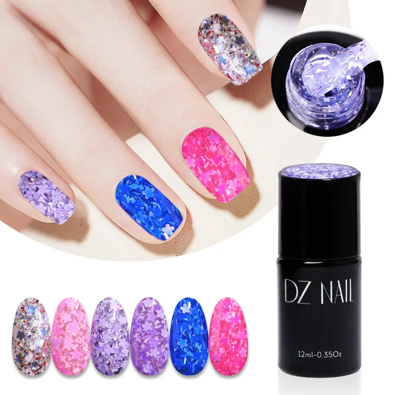 DZ Oem Wholesale High Pigment One Coat Gel Organic Vegan Soak Off Vernis uv-gel Nail Supplies UV Nail Very Good Gel Polis