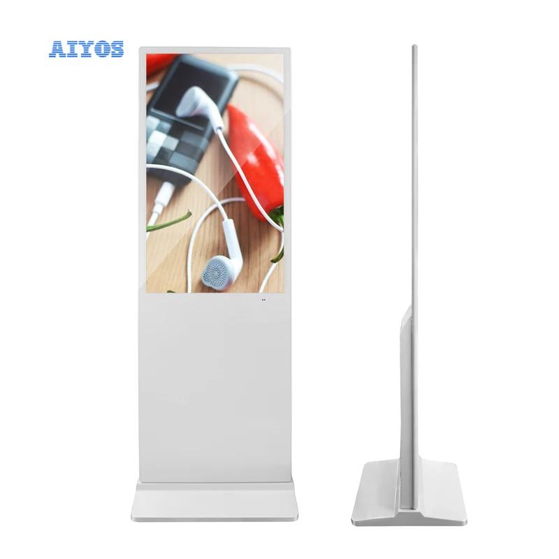 43 inch touch screen totem horizontal display RK3568 android system kiosk digital signage advertising screen