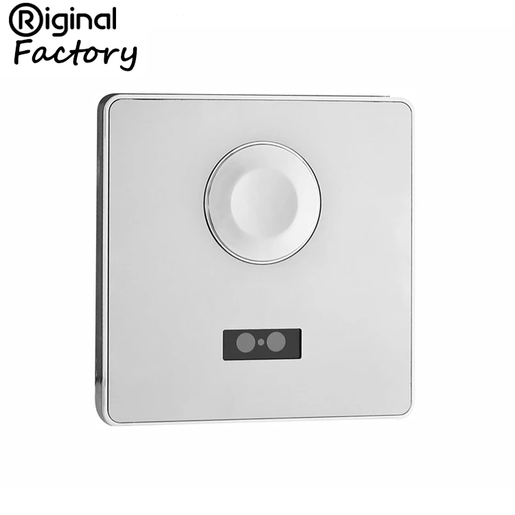 Good selling brass material modern dual used manual pressing and IR sensor Flusher water saving toilet urinal flush valve