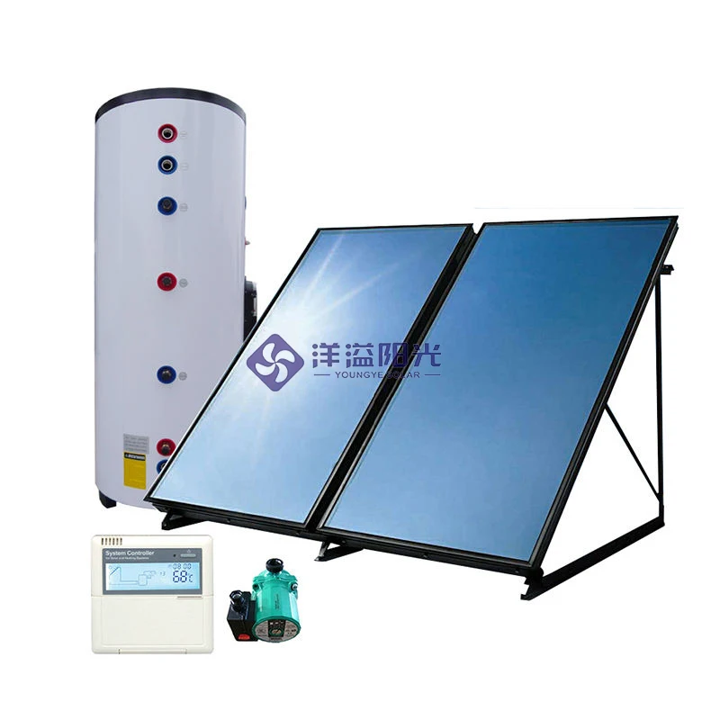 Flat panel solar water heater solar geyser high pressure solar water heaters