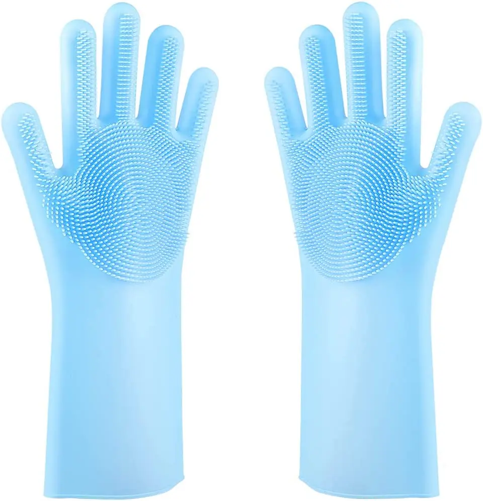 Factory Price Kitchen Silicone Gloves Dishwashing Gloves Silicone Dish Washing Gloves