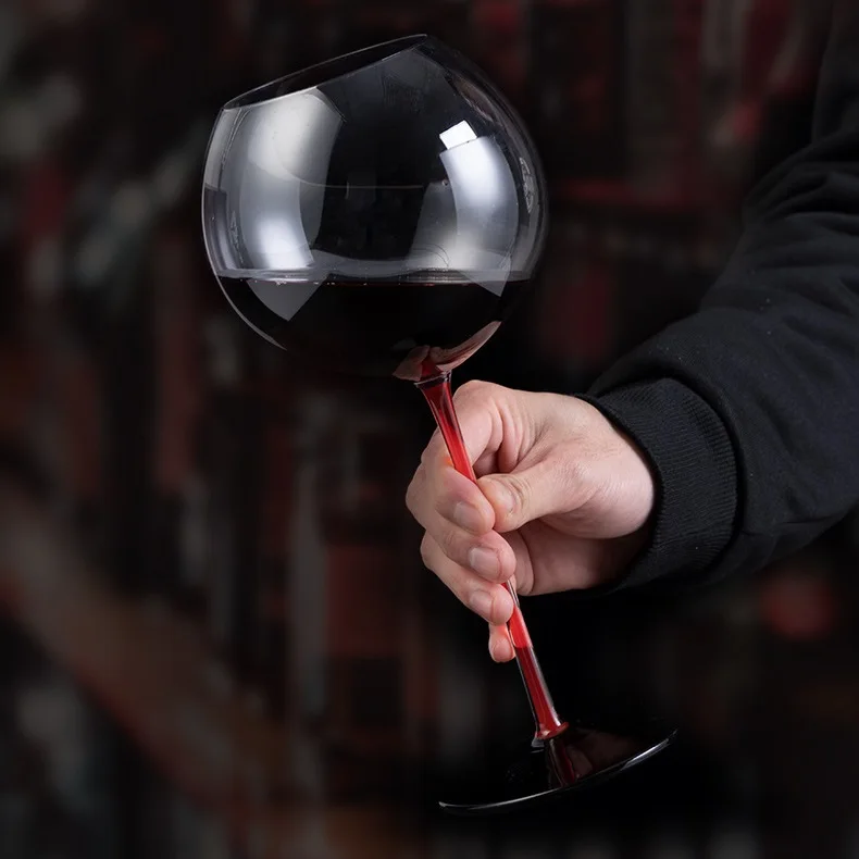 New Amazon Hot Sale Luxury Hand Blown Crystal Red Wine Glass Stemmed Water Goblet Crystal Brandy Gin Glasses