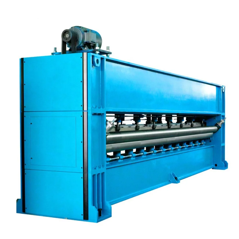 High capacity automated computer control needle punch geotextile nonwoven machine