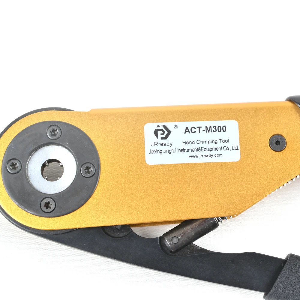 JRready Four-indent Hand Wire Crimper 6-14AWG ACT-M300 Crimping Tool For Aviation Connector