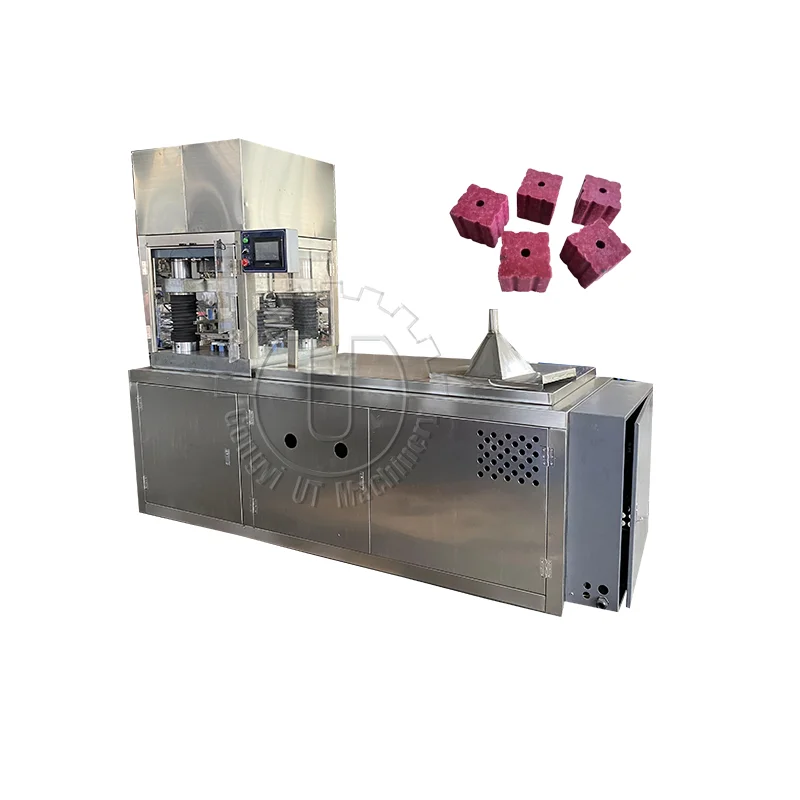 Multi-Cavity Mould Two Color Fishing Bait Block Forming Molding Press Machine