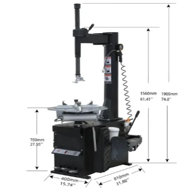 Tyre Changer LIBA Hot Sales Truck Tire Changer uses Garage Shop Automatic Tilt-Back Arm Tyre Changer