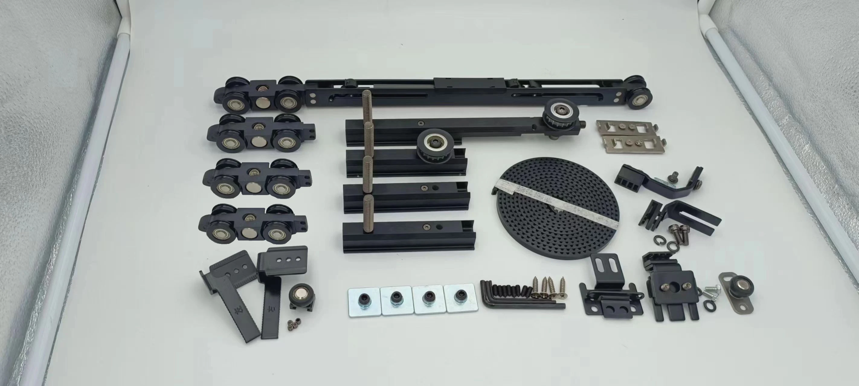 soft closing sliding door rollers for 2 doors for soft close telescopic sliding door system
