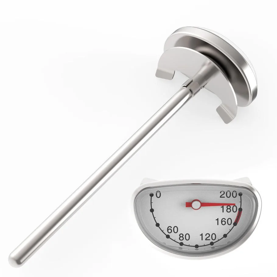 Stainless Steel Dial Thermometer Deep Fryer Tempura Pan Kitchen Cooking Utensil Accessories Metal Replacement Thermometer