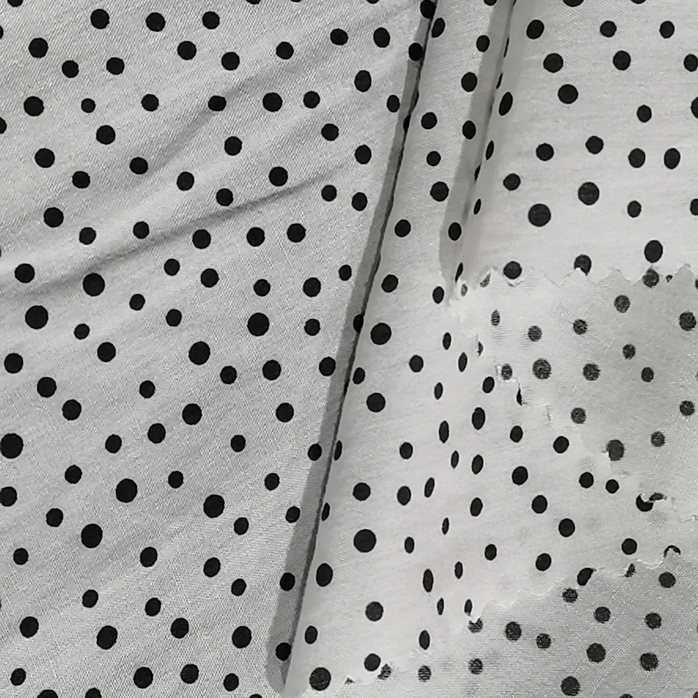 Оптовая продажа 96gsm приятный для кожи легкий 100% lyocell dot цифровой печатный тканый материал