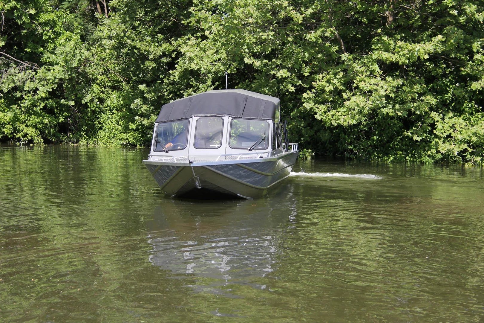 Kinocean 2023 New High Performance Aluminum Jet Boat Yacht with half cabin for Sale