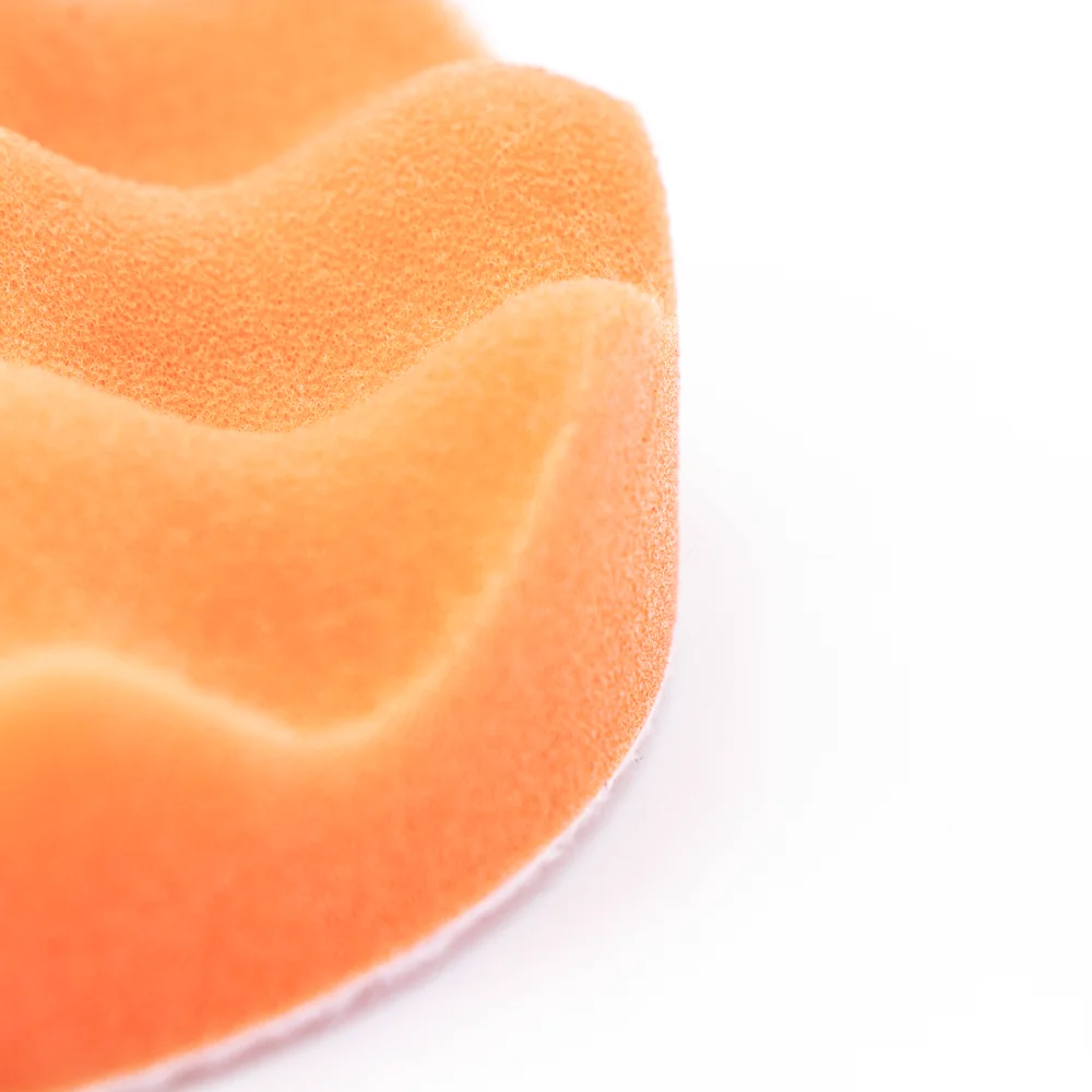 Automobile polishing disc wheel hub polishing wheel conical sponge wheel wave polishing pad