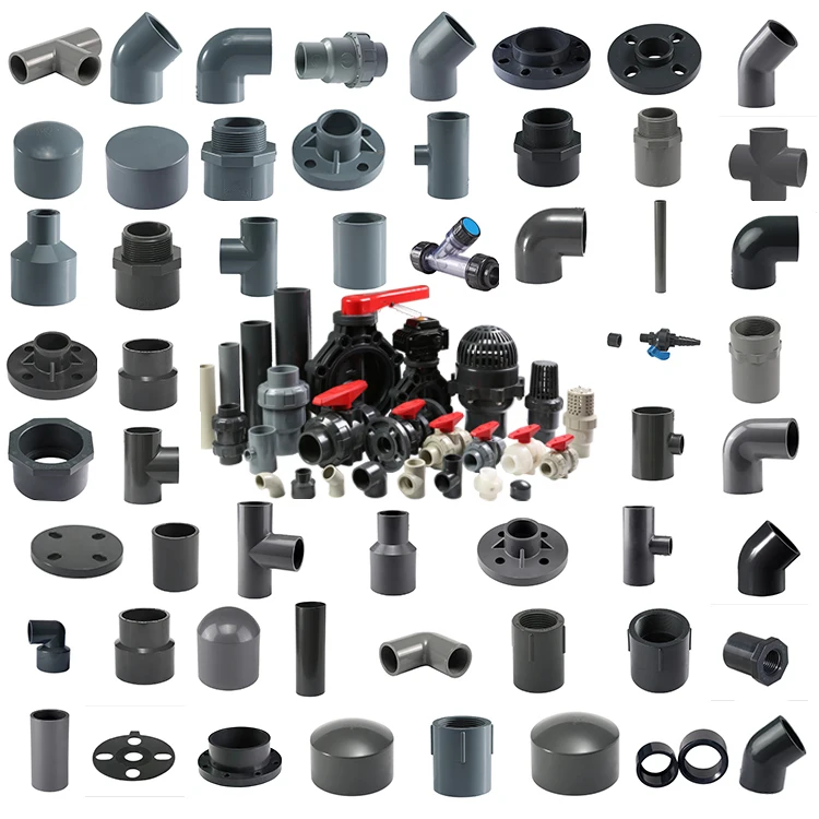 APAS Factory Direct ASTM SCH80 SCH40 Din Asni Jis Cns Pvc Pipe Fittings Compact Single Double Union Ball  Valve for water supply