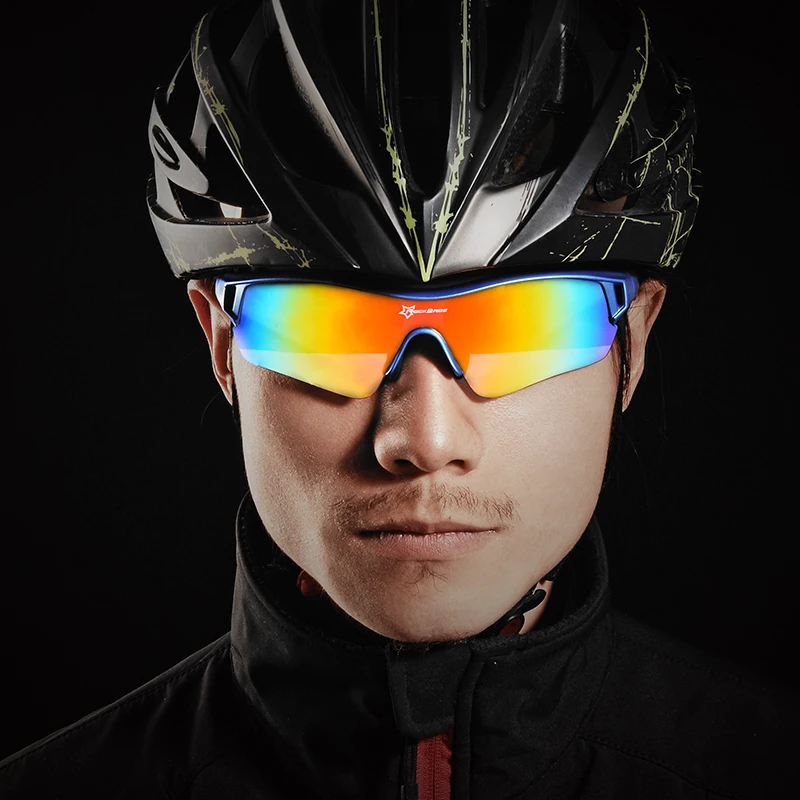 Polarized Cycling Glasses 5 Lens Clear Bike Glasses Eyewear UV400 Proof Outdoor Sport Sunglasses Men Women Oculos Gafas Ciclismo