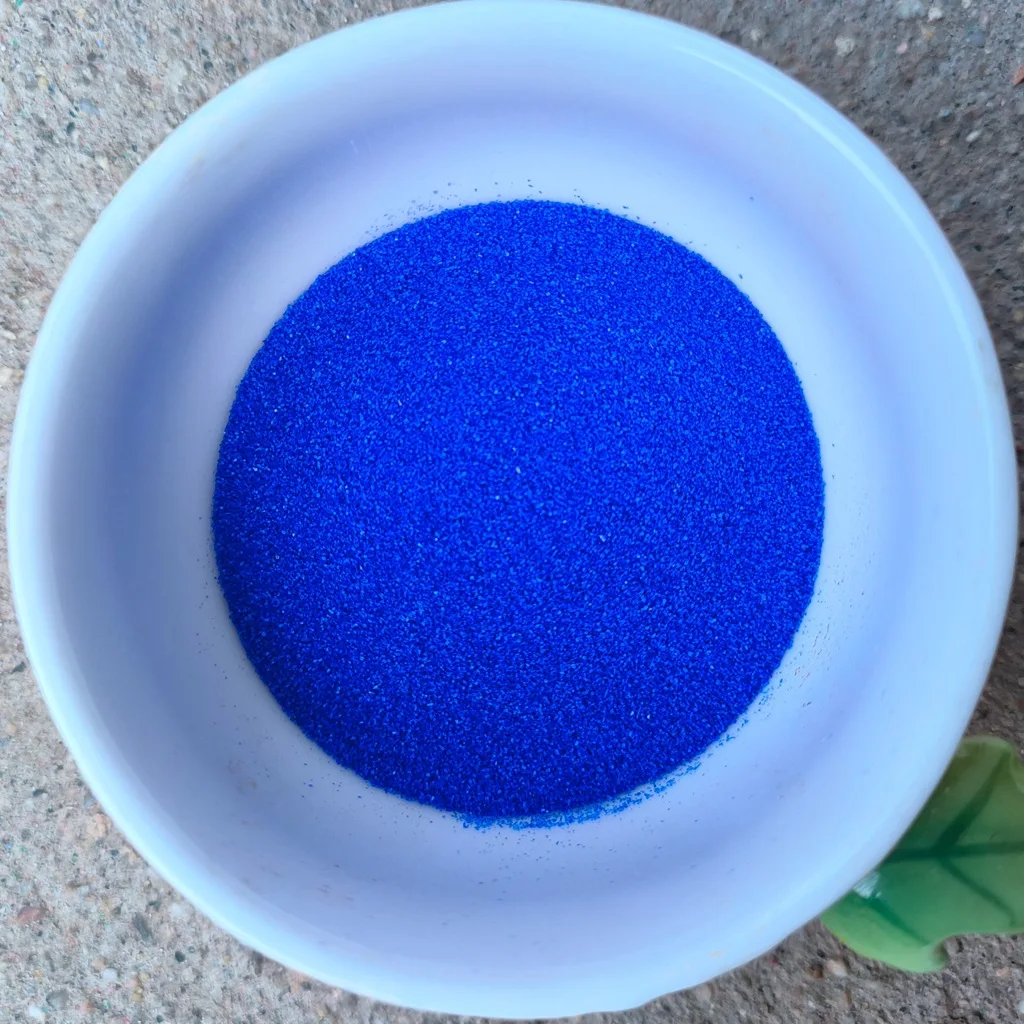 Selling various colors of colored sand for colored glass sand painting game sand