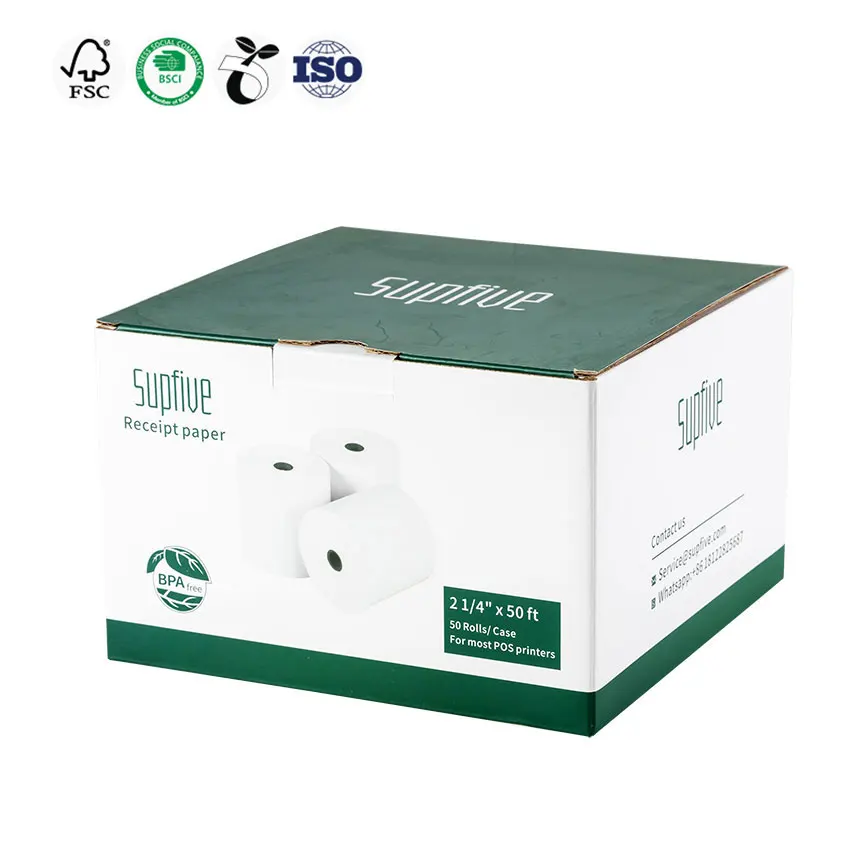 Wholesale Hot Sale 80mmx80mm 57mmx50mm 57mmx40mm POS ATM  Printing Thermal Paper Till Rolls