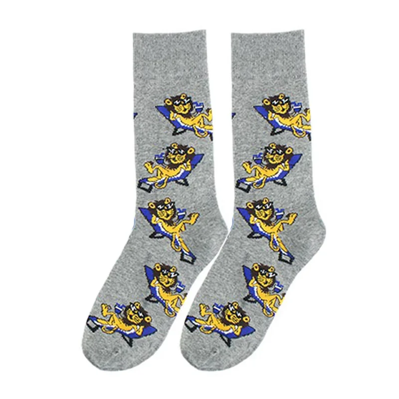 Wholesale professional Casual Funny patterned cartoon animal dog printed socks for women