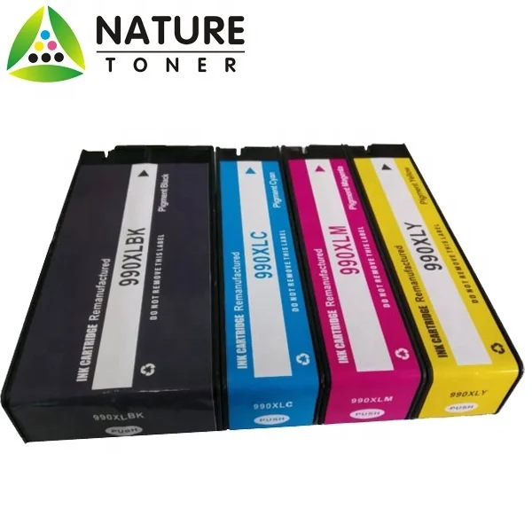 Compatible ink cartridge 990X, 991X, 992X, 993X for HP PageWide Pro MFP 777 etc printer