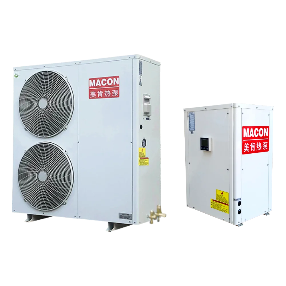 MACON fish farm heat pump heating and cooling  air to water heat pump r32