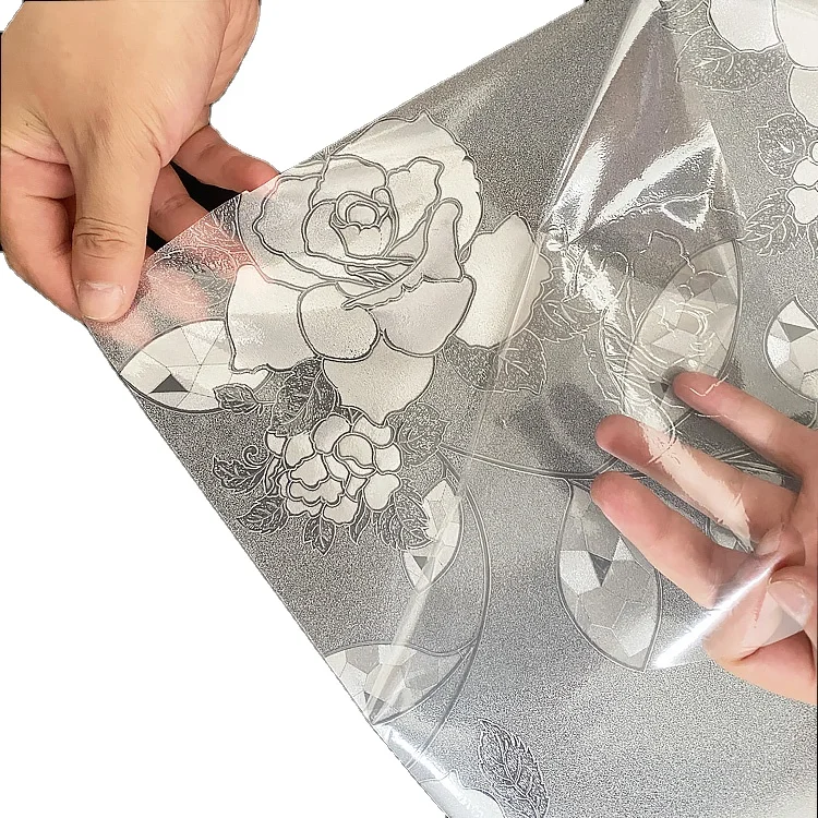 Декоративная статическая оконная пленка для двери душевой кабины, УФ-защита, Одуванчик, статическая оконная пленка