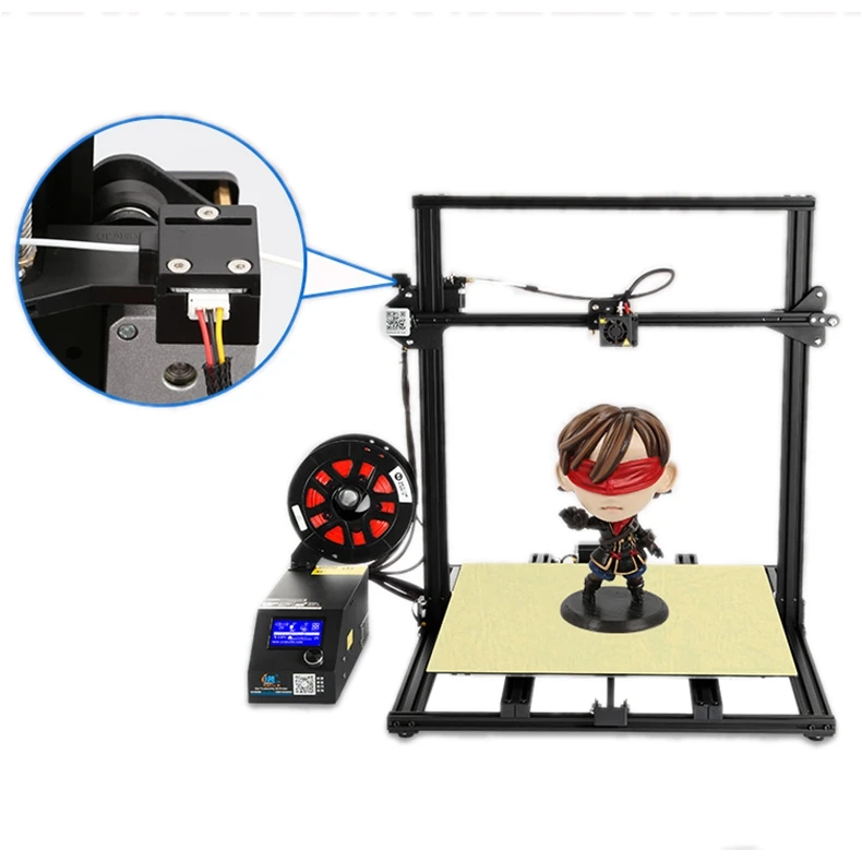 
Creality Open Source CR-10 S5 All Metal Frame 3D Printer With 500x500x500mm Large Printing Size 
