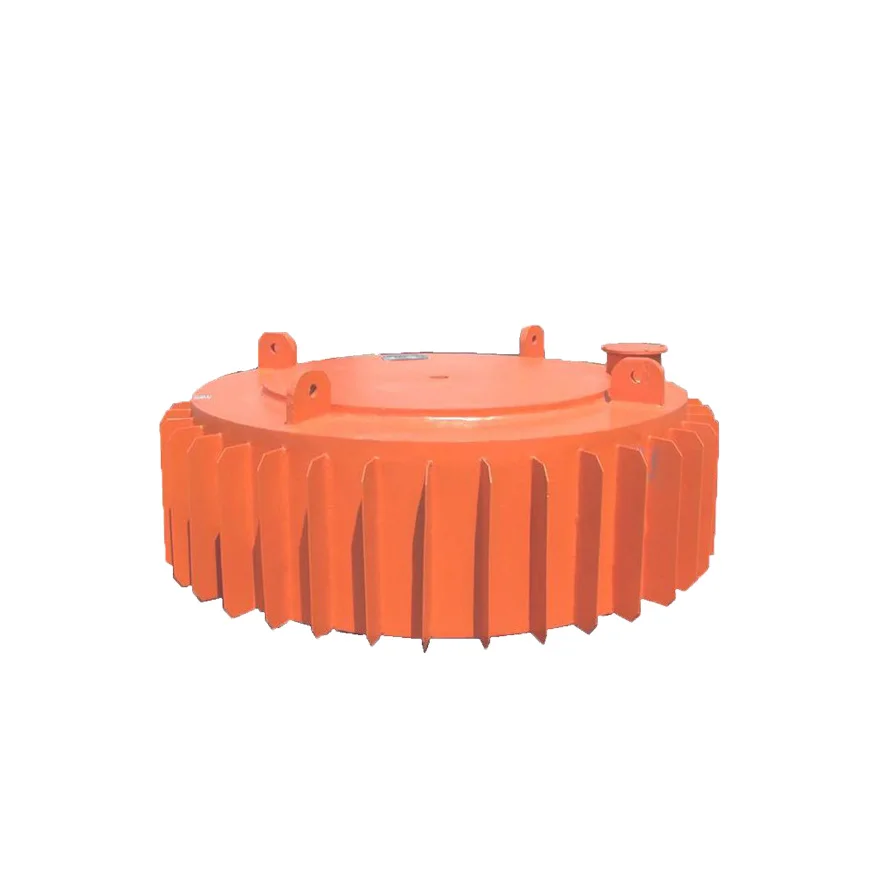 
suspended overband waste plastic metal magnetic separator machine for conveyor belts 