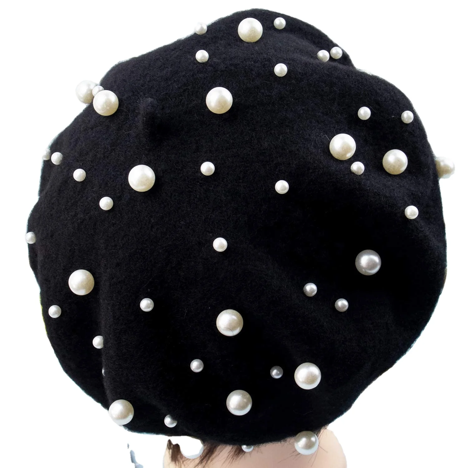 Прямая поставка с китайской фабрики, модный новый стиль, теплый мягкий шерстяной берет с бородой