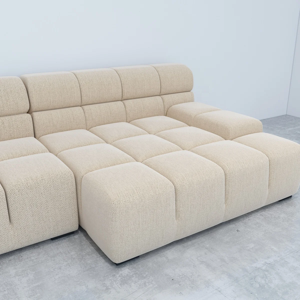 Living room sofa  L shape modular sectional sofa