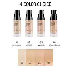 Custom Liquid Matte Concealer Vegan Concealer Makeup Private Label 4 Shades of Facial Concealer