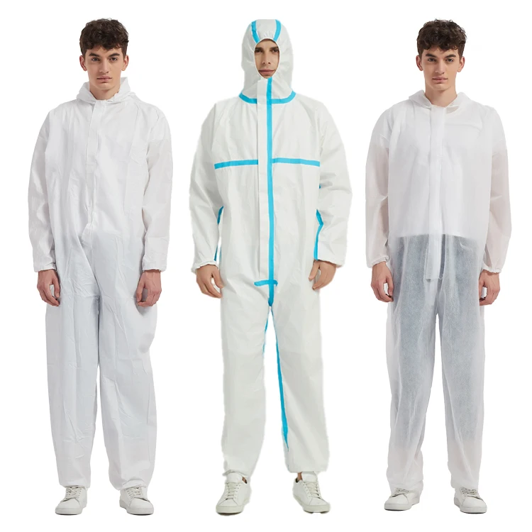 Hot sale factory direct Comfortable and breathable  4/5/6  disposable nonwoven pp coverall for work wear
