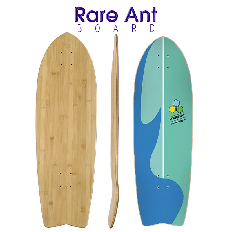 
wholesale uncut custom blank skateboard longboard deck for vierge bamboo deck skateboard 
