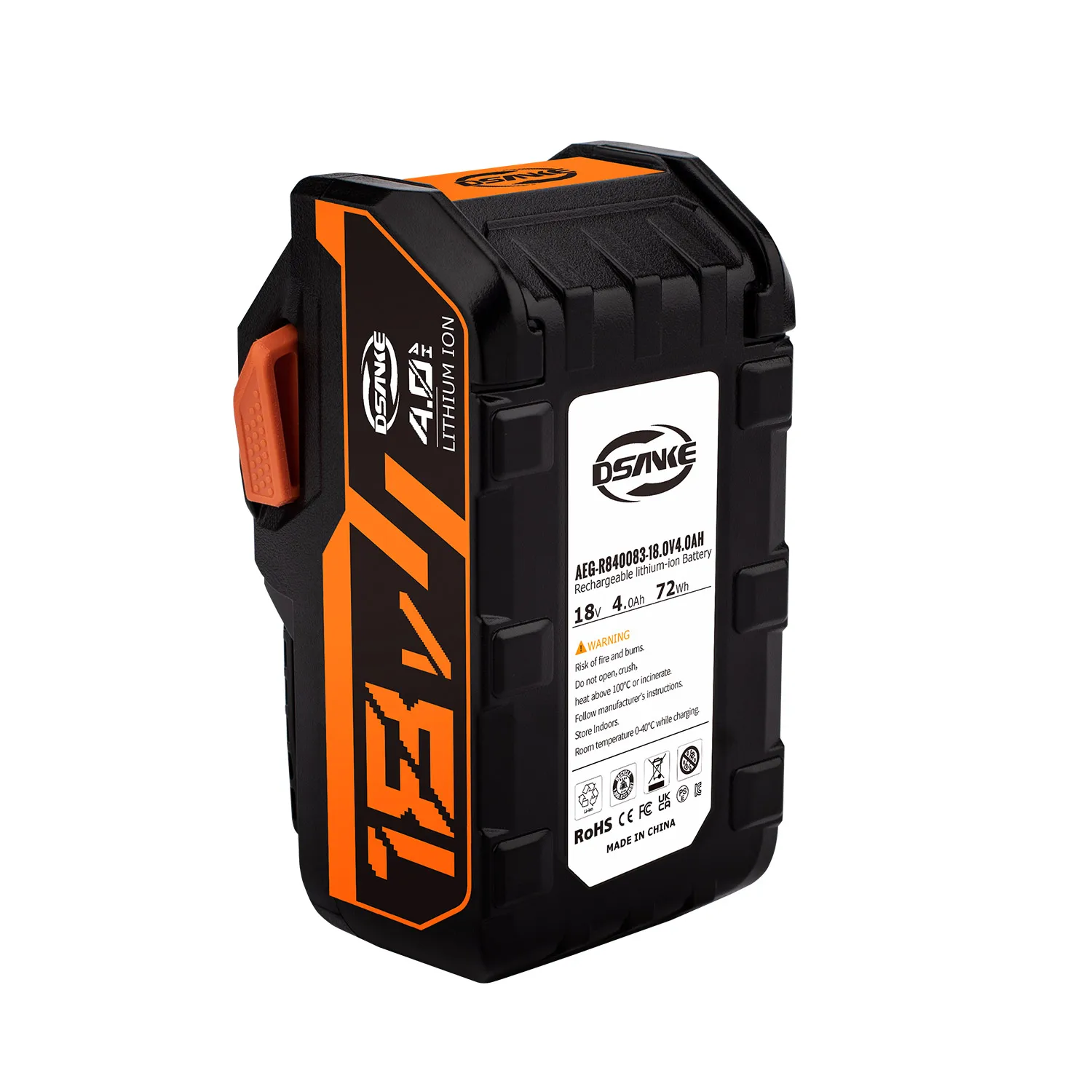 Factory Compatible With AEG Ridgid 18V Battery Rechargeable 4AH Power Tool Battery for Chainsaw