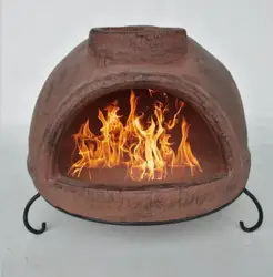 Hot Sale High Temperature Resistance BBQ Clay Mexican Wood Fired Pizza Oven