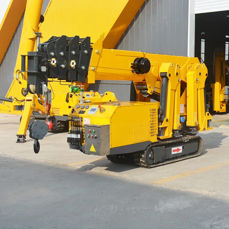 China  new condition remote control elevator electric mobile lift spider crane 3ton 5ton 8ton price